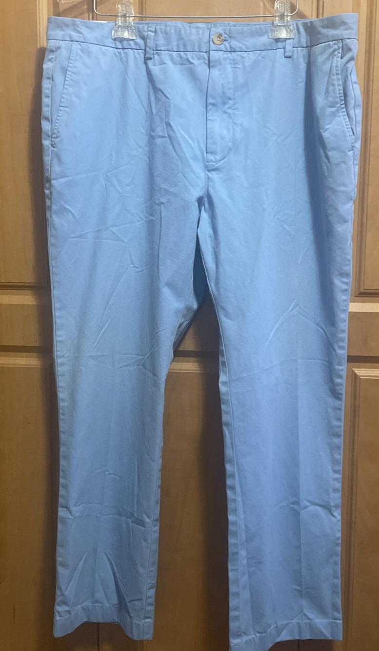 Vineyard Vines Breaker Pants Chinos Slim Fit Blue NWT 40x32